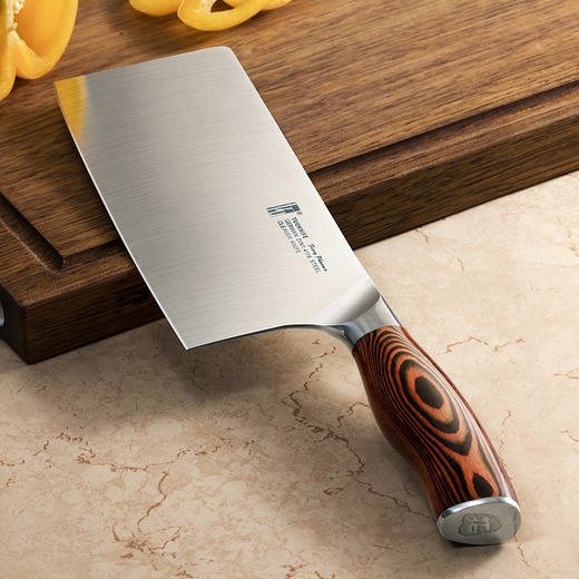 拓 火鸟系列中式菜刀锋利德国进口钢手柄舒服久切不累手 商品图0