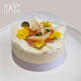 伯爵蜜桃慕斯蛋糕