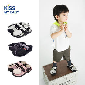 kissmybaby新款童鞋口袋凉鞋软底包头板鞋儿童女宝宝运动鞋夏季男童鞋子010147