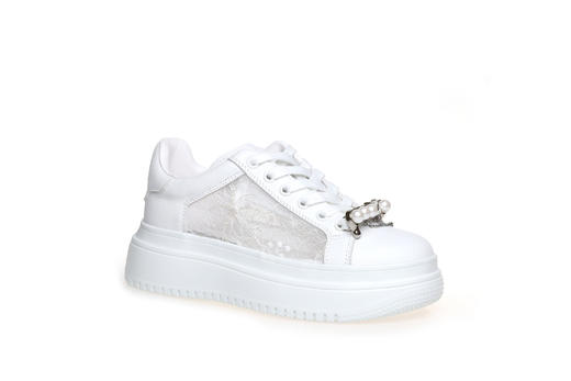 豪麟名鞋奥莱迪嘉女鞋时尚休闲鞋牛皮革DJJGA41WX017白色  原价1960元 商品图0