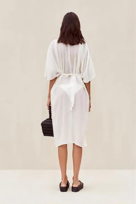 Cult Gaia - Inga Midi Coverup - Off White - 罩衫 - 米白色