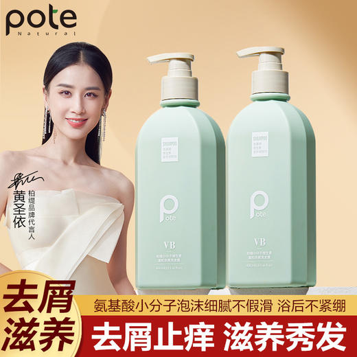 【赠送按摩梳*1加体验装*2】柏缇小分子维生素蓬松去屑洗发露 去屑止痒 清洁油脂 蓬松去屑 修护干枯（四件装只赠送试用装*4） 商品图0