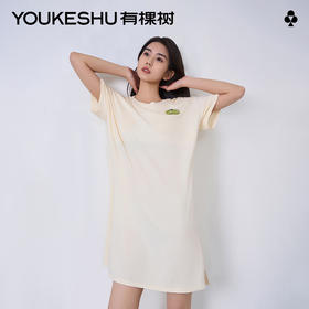 有棵树2024新款植物停螨衣自带胸垫睡裙-J6013