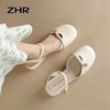 ZHR则则法式包头凉鞋女2024新款时尚百搭优雅气质单凉鞋珍珠甜美 商品缩略图3