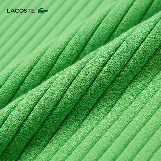 【海南专供价】Lacoste法国鳄鱼女装新款短袖时尚舒适百搭针织衫AF6946-10 商品图4