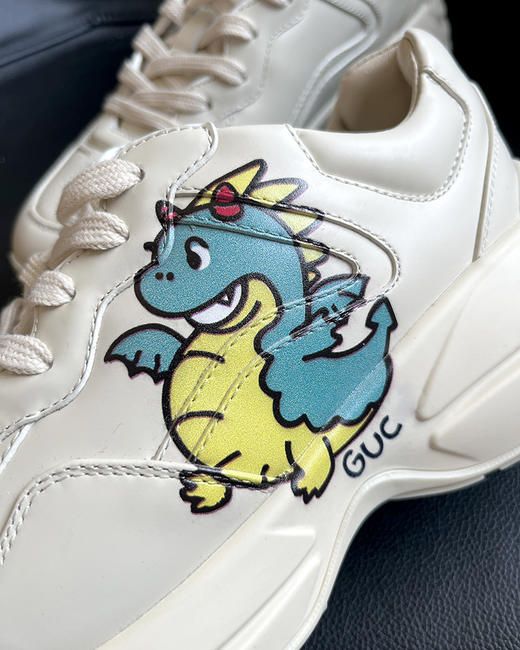 现货 THS 4.27-限时 G家 情侣款 龙年限定 卡通版泡泡龙厚底运动鞋 2色 QZ084 商品图6