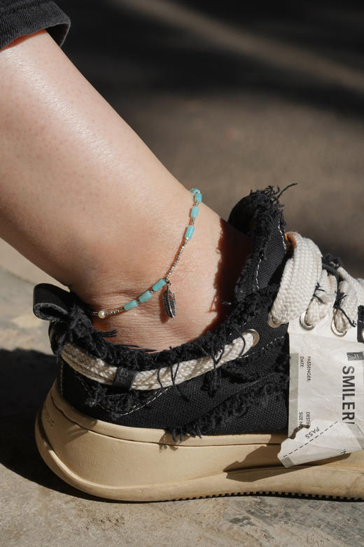 度假⛱️天河石脚链 商品图1