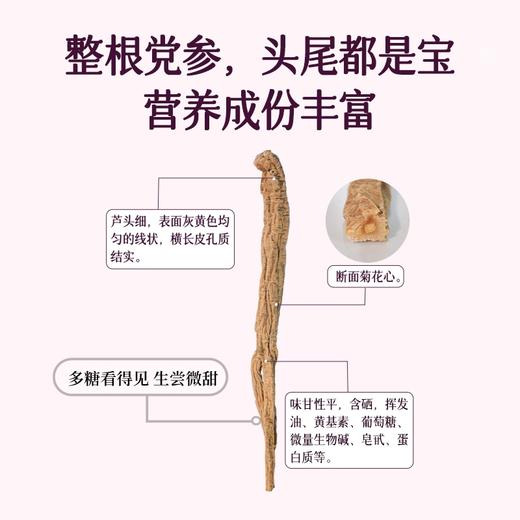 湖北恩施板桥党参  精选道地优选原材，大/中/小可选 商品图2