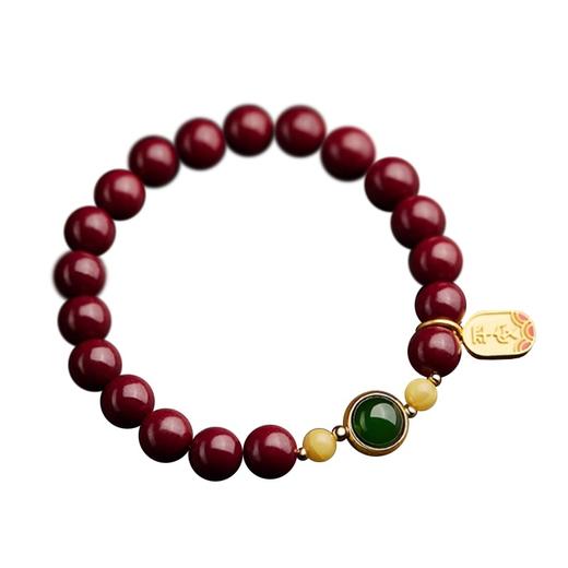 【经典】平安健康蜜蜡紫金砂手串8mm 颗颗精选 时尚大气 商品图3