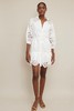 Cara Cara  - Robin Dress-White - Embroidered Eyelet White - 连身裙 - 白色 商品缩略图1