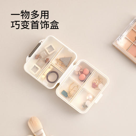 FaSoLa便携分装药盒一周七天密封防潮神器分格迷你随身药品收纳盒 商品图4