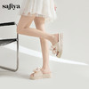 Safiya/索菲娅2024夏季厚底水钻蝴蝶结休闲拖鞋 SF42110042 商品缩略图4