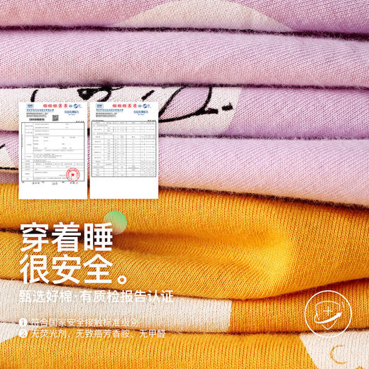 爱帝女士纯棉卡通熊印花睡裙家居服睡衣女 商品图5