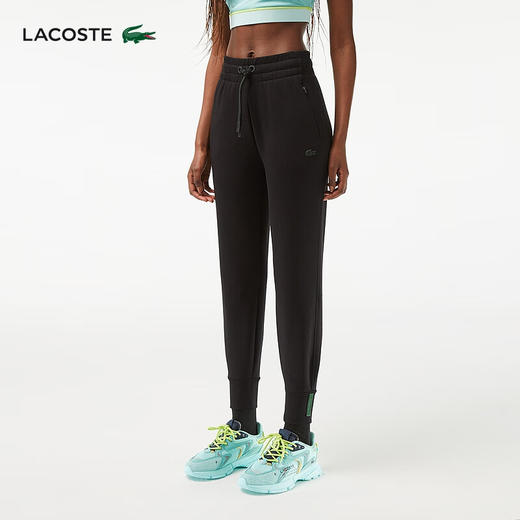 Lacoste法国鳄鱼女装束脚抽绳健身裤休闲百搭运动长裤XF0142-98 商品图1