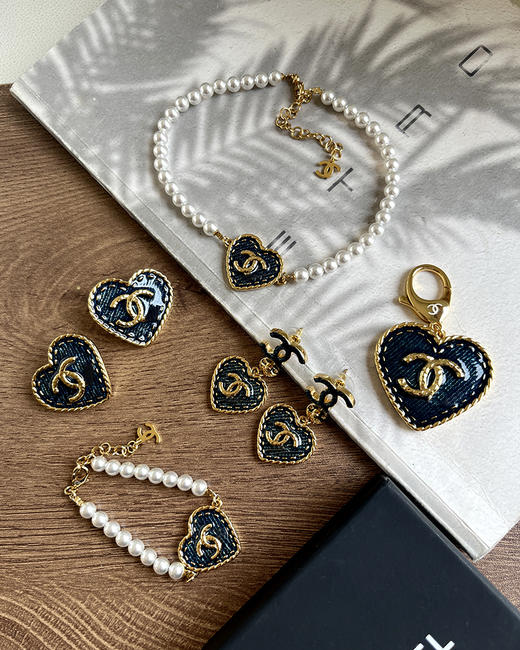 现货 THS 4.27-无 香家 复古牛仔珐琅爱心饰品系列 5款 CU1169 商品图0