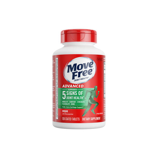 美国进口Move Free益节氨糖软骨素系列 红瓶日常养护 绿标舒缓 高钙氨糖添加钙和维生素D3 商品图2