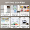 三星（SAMSUNG）501升三星AI神冰箱 超薄嵌入式四开门冰箱一级能效变频三系统家用大容量RF50DG55513GSC 青锦灰 商品缩略图2