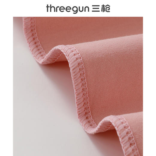 Threegun三枪 冰泉棉圆领八分袖女打底衫-24376A011 商品图10