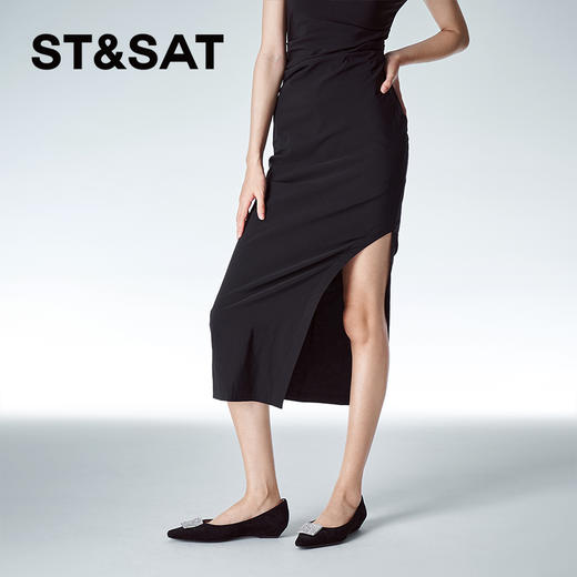 星期六闪耀方块尖头通勤单鞋SSC1111521 商品图2