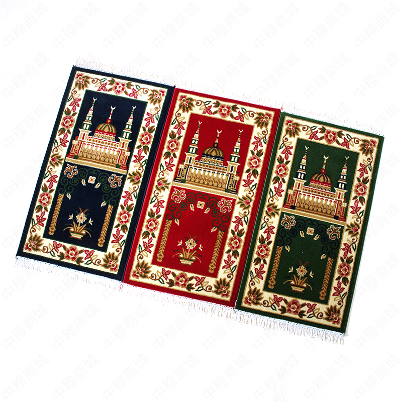 比利时机织礼拜毯 66*125cm，红绿蓝三色，12mm厚毯