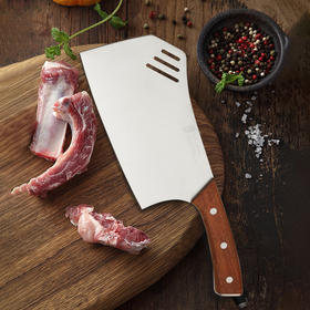 【限购款】拓牌虎跃重型砍骨刀砍骨刀家用剁骨刀加厚砍切刀屠宰砍骨头专用刀