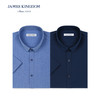 占姆士男士高端短袖衬衫男夏季新款弹力免烫商务休闲纯色衬衫男 商品缩略图0
