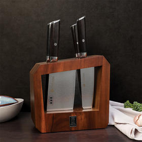拓 白虎厨房家用套刀日本大马士革钢组合套装7件套