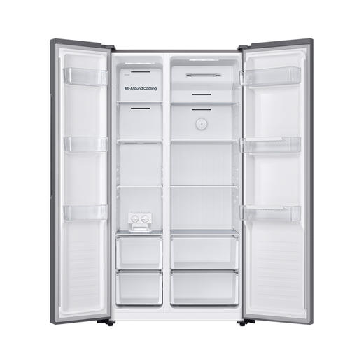 【仅限0115晚直播】三星（SAMSUNG）516L双开门超薄冰箱变频对开门风冷无霜全环绕气流 家用大容量 智能保鲜RS52B3000M9/SC送天禧保温壶 商品图3