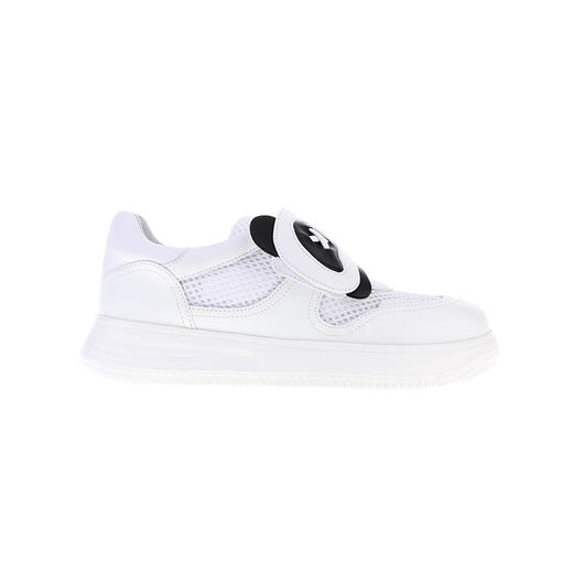 sheme环保耐磨皮料搭配透气网布萌萌哒熊猫设计男女童鞋可定制 商品图0