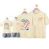 【新潮百搭亲子装！重磅220g】2024新品亲子装 家庭装一家四口夏季纯棉t恤短袖韩版母女宽松撞色 商品缩略图14