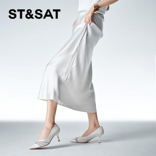 星期六气质尖头钻条细高跟SSC1111097 商品图10