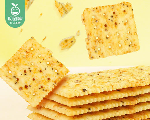 怪力食厂黑松露火腿苏打饼干（藜麦奇亚籽风味）/1盒（20-22小包，共508g）生产日期：25年10月补单专用 商品图2