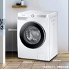 三星（SAMSUNG）10.5公斤滚筒洗衣机全自动 蒸汽除菌 AI智能控制 高速喷淋泡泡净10公斤洗衣机WW10T604DLH/SC白 商品缩略图4