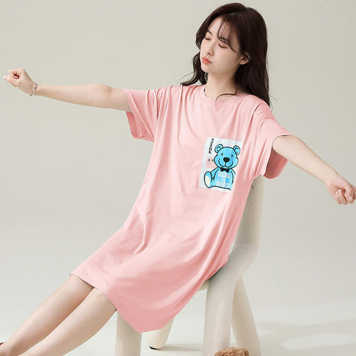 慢醒莫代尔睡裙 商品图3