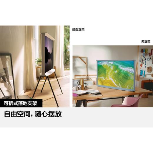 【已开价】三星（SAMSUNG） Serif画境艺术电视 超薄4K哑光屏显120Hz QLED量子点 HDMI2.1  55英寸/65英寸 商品图5