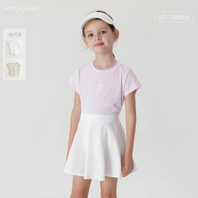 [凉感防晒]马克珍妮女童休闲运动短袖T恤儿童上衣夏装新款240329