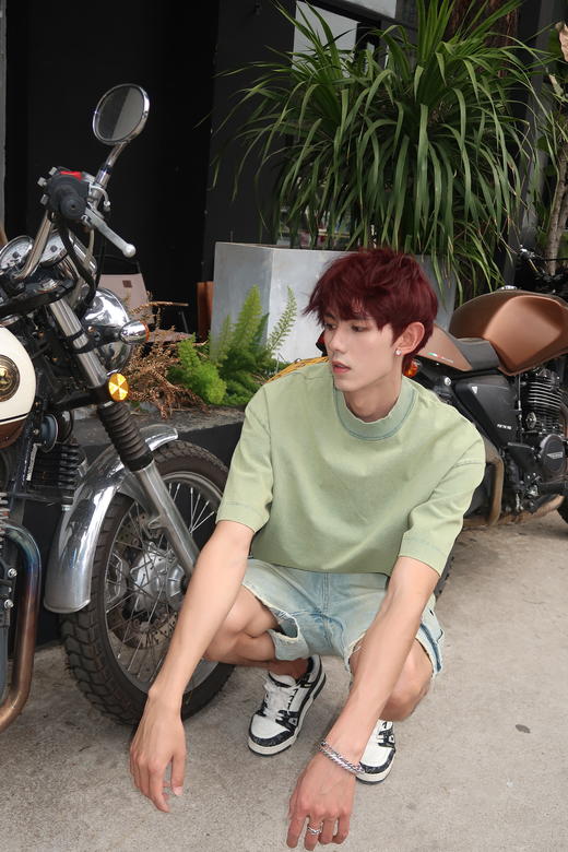 W413512964做旧水洗短袖T恤 商品图3