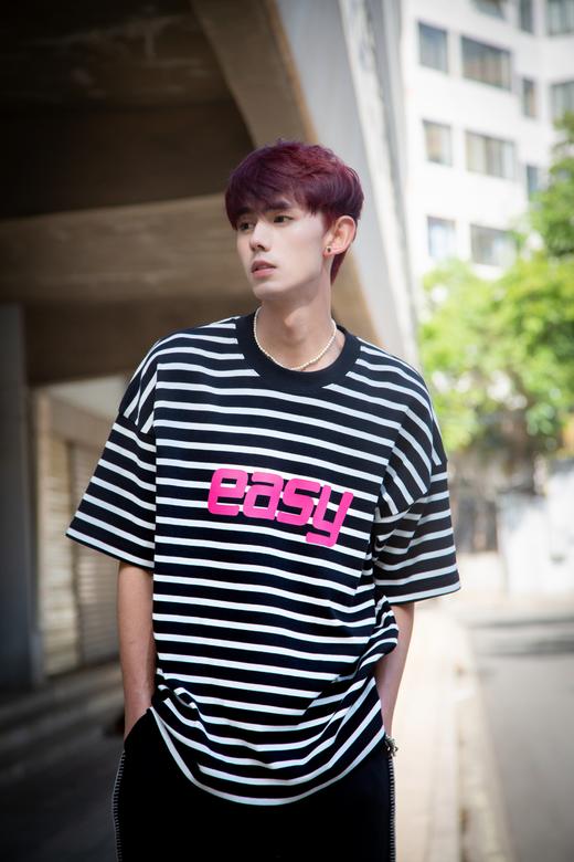 W416312093条纹短袖T恤 商品图3