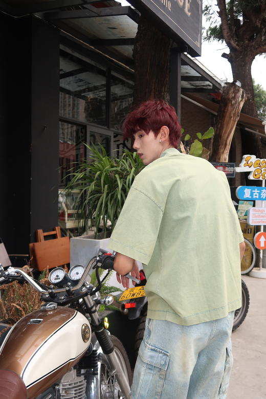 W413512964做旧水洗短袖T恤 商品图8