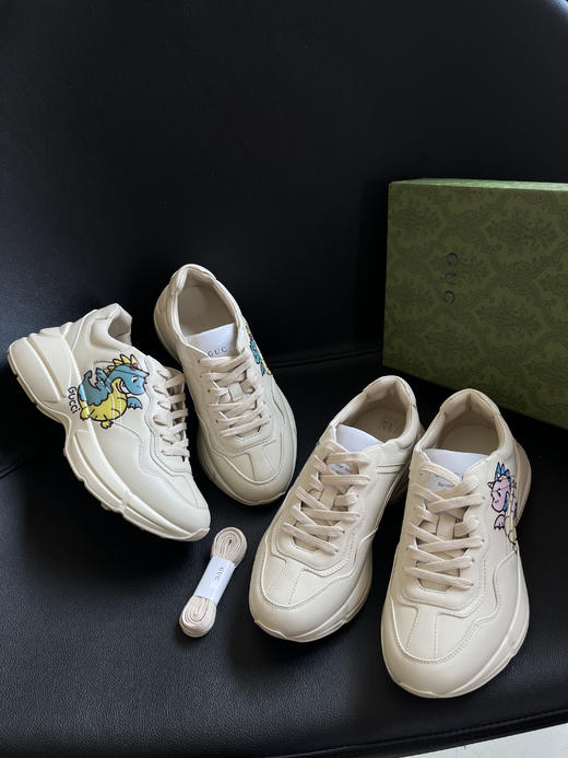 现货 THS 4.27-限时 G家 情侣款 龙年限定 卡通版泡泡龙厚底运动鞋 2色 QZ084 商品图0