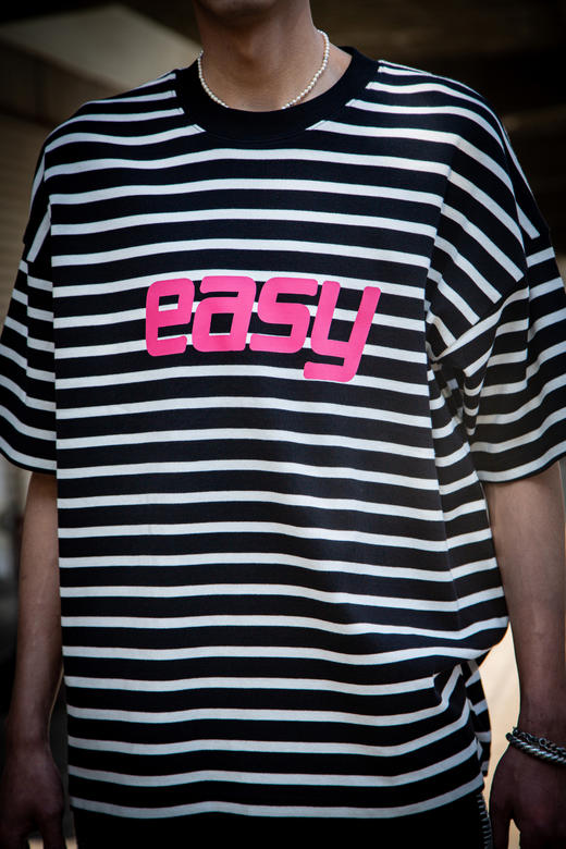 W416312093条纹短袖T恤 商品图1