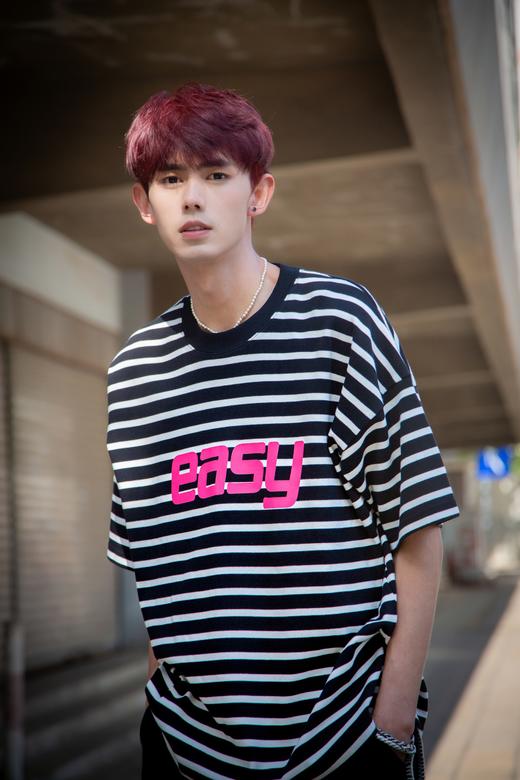 W416312093条纹短袖T恤 商品图0