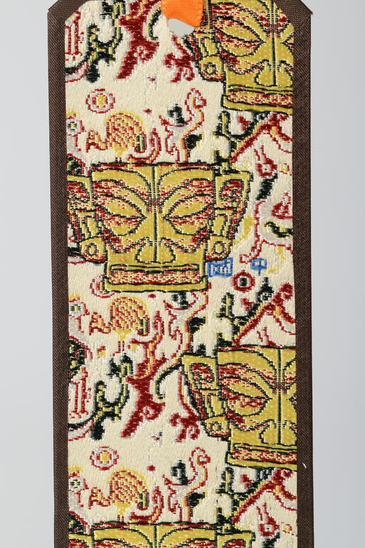 古蜀锦三星堆金面书签 商品图1