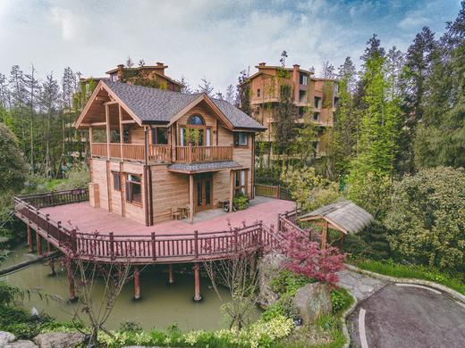 【眉山洪雅-224号院】3房/4房木屋别墅，七里坪观景赏雪，泡温泉，避暑养生！mwbs 商品图4