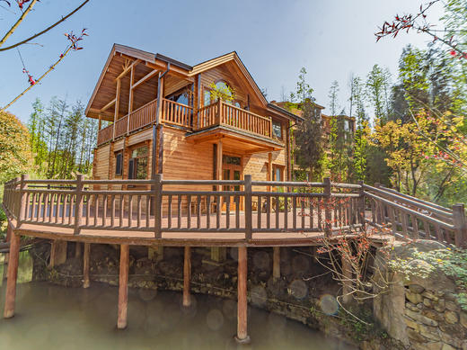 【眉山洪雅-224号院】3房/4房木屋别墅，七里坪观景赏雪，泡温泉，避暑养生！mwbs 商品图3