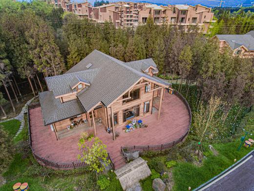 【眉山洪雅-224号院】3房/4房木屋别墅，七里坪观景赏雪，泡温泉，避暑养生！mwbs 商品图1