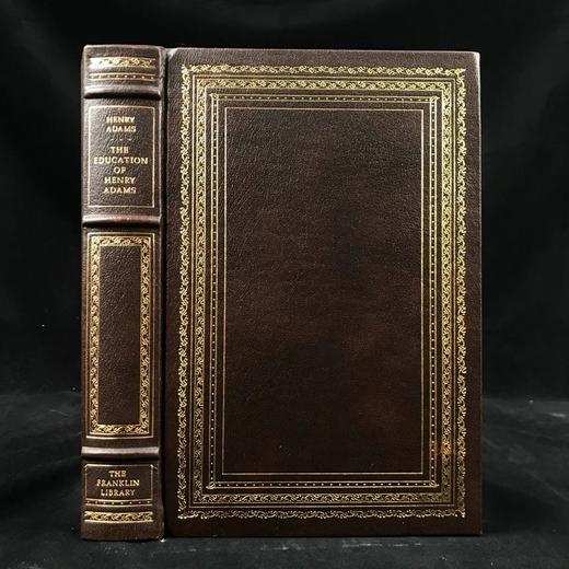 含藏书票限量版！亨利·亚当斯的教育 配多幅插图 豪华皮装大32开 商品图0