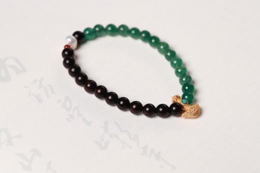 XYZT0513°绿洲|紫檀水晶手链手串 商品图2