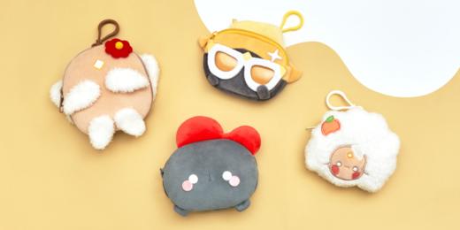 霞谷观众毛绒零钱包 商品图5