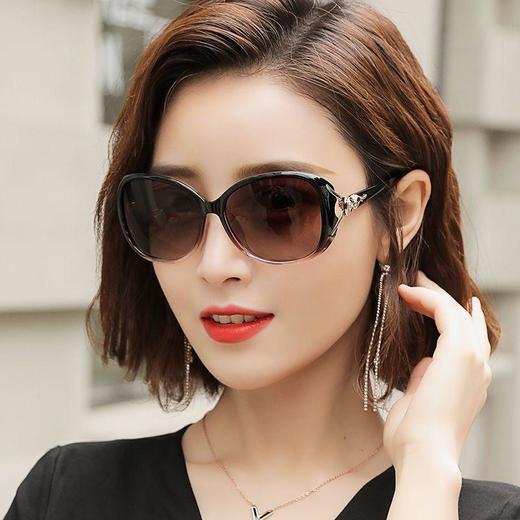 TZF-新款遮阳太阳镜女潮款韩版中框墨镜圆脸眼镜优雅 商品图6